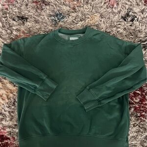 American Eagle Outfitters Forest Green Sweatshirt
